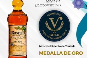 El Moscatel Selecto de Teulada galardonado con la medalla de oro del International Awards VIRTUS de Lisboa