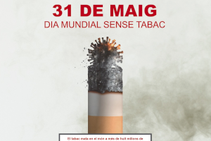 Crevillent s'uneix aquest diumenge 31 de maig al Dia Mundial sense Tabac