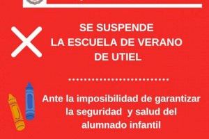 El Ayuntamiento de Utiel suspende la Escuela de Verano