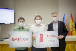 Torna el bitllet senzill de l'EMT València però ara digital per a previndre contagis