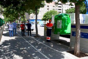 El reciclatge urbà de Castelló consolida la tendència ascendent en créixer un 14% en 2020