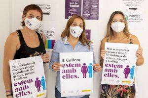 Cullera repartix mascaretes contra la pandèmia de la violència masclista