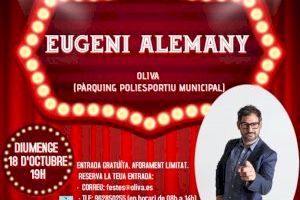 Eugeni Alemany farà riure a Oliva el pròxim 18 d’octubre