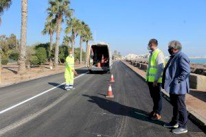 Finalitzades les obres de reparació i asfaltat del camí la Serratella a Burriana