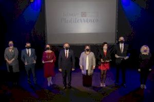 La Diputació de Castelló premia les quatre millors obres literàries ambientades en la província en la gala ‘Letras del Mediterráneo’