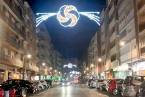 Alaquàs dóna la benvinguda al nadal amb un enllumenat de carrer de Baix consum per ambientar i dinamitzar l’activitat comercial