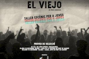 Joventut col·labora amb el dramaturg Paco Zarzoso per a crear un grup de treball que participarà en la seua pròxima obra ‘El viejo’