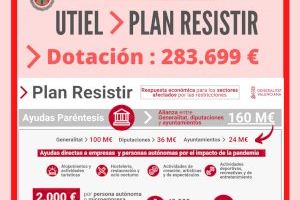 Utiel se adhiere al Plan Resistir dotado con 283.699 € en el municipio