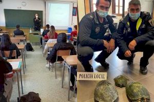 La Policía Local de Massamagrell imparte charlas informativas al alumnado de ESO y EFP
