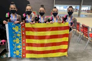El conjunt del Club de Gimnàstica Rítmica Alboraia es proclamen campiones d'Espanya