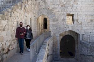 El castell de Peñíscola rep més de 7.200 visitants malgrat les restriccions per la pandèmia