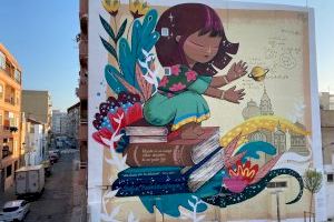 Un mural combina arte y matemáticas en el barrio del Cabanyal