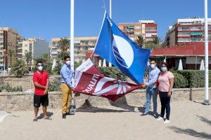 Sagunt renova un any més el reconeixement a la qualitat de la Bandera Blava a les platges del Port de Sagunt, Almardà i Corinto