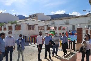 El vicepresident Bielsa visita projectes finançats per la Diputació de València a la Plana de Utiel-Requena