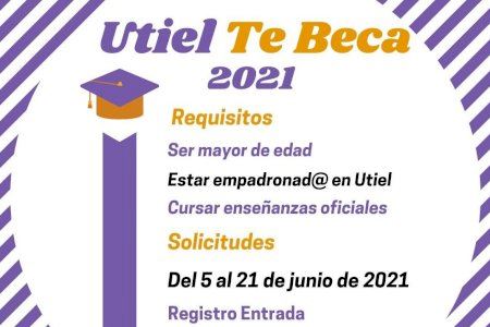 La 5ª edición de “ Utiel Te Beca “ convoca 8 plazas para jóvenes estudiantes