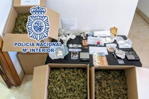 Operació antidroga a Dénia: set persones detingudes amb set quilos de marihuana, pastilles i cocaïna