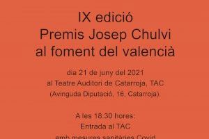 Els IX Premis Chulvi reconeixen el foment del valencià a Catarroja