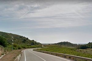 Herido un ciclista tras caer a toda velocidad en la carretera de la Vall a Xilxes