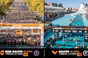 El 77% de los inscritos del Medio y 84% del Maratón Valencia confirman su plaza para correr en 2021