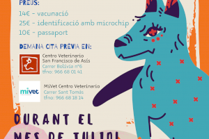 En marxa la campanya de vacunació antirràbica i d'identificació amb microxip per a gossos, gats i furons