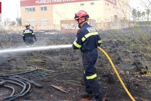 Els bombers de Castelló intervenen en set incendis de vegetació a la província