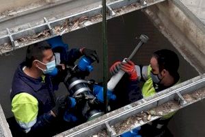El Cicle Integral de l'Aigua finalitza un col·lector en un tram de la sèquia de Mestalla