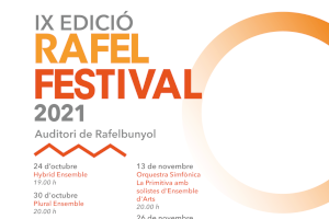 Llega la IX edición de Rafel Festival, el festival de música de Rafelbunyol