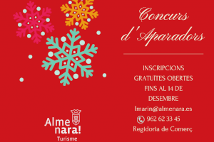 El Ayuntamiento de Almenara convoca el concurso de escaparatismo navideño