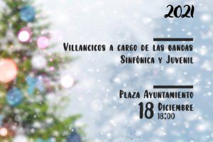 La Plaza del Ayuntamiento acoge el Concierto de Navidad de la Agrupación Musical Los Silos