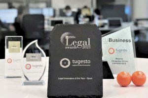 La startup valenciana tugesto, la startup legal más innovadora del año