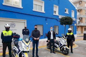 La Policía Local de Almussafes incorpora dos motocicletas eléctricas a su flota móvil