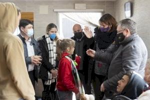 La Diputació de Castelló ofereix assistència i suport als refugiats ucraïnesos acollits a Torrechiva