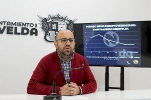 El Ayuntamiento de Novelda consigue pagar a sus proveedores en poco más de nueve días y rebaja la deuda financiera a 9,5 millones de euros