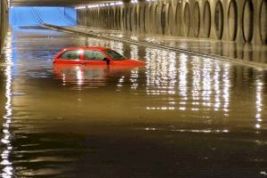 La pluja col·lapsa València: túnels tallats i més de 175 litres en alguns punts de la ciutat