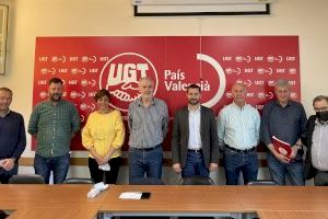Samuel Falomir es reuneix amb UGT per abordar la millora de les condicions laborals dels treballadors i les treballadores de Castelló