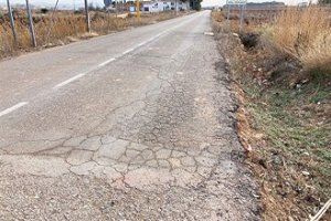 La Diputació de València inicia les obres per a  millorar la seguretat de la carretera que comunica Utiel amb l’aldea de  San Antonio