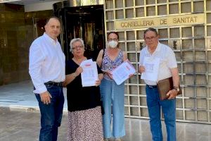 Higueras, Pavías y Sacañet eleven al Consell més de 300 firmes que exigeixen recuperar la cobertura mèdica