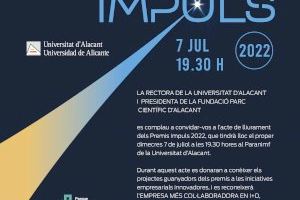 Prop de trenta iniciatives empresarials innovadores opten als Premis Impuls 2022 de la Universitat d’Alacant