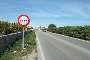 La Diputació licita las obras de mejora de la seguridad en la carretera que conecta Piles con Oliva
