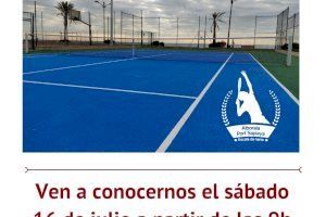 Naix l'Escola de Tennis Alboraia - Port Saplaya amb una jornada de portes obertes el 16 de juliol
