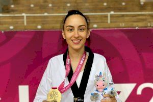 La taekwondista paiportina Paula Temina es proclama campiona d’Europa universitària
