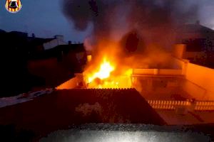 Es declara un incendi en un habitatge de Puçol durant la nit