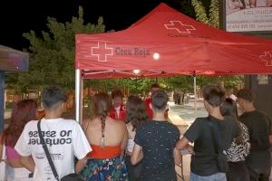 El ‘Punt Violeta’ de les Festes de Moros i Cristians de Castalla atén a 500 persones de totes les edats