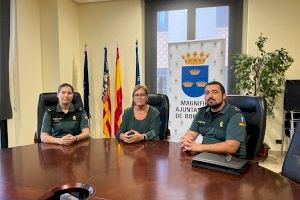 L'alcaldessa rep a la nova tinenta de la Guàrdia Civil de Borriana