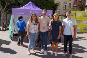 Castelló dona suport a la VI Fira d'Entitats del Consell de la Joventut