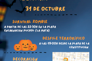 El desfile de Halloween celebrará el 31 de octubre, a partir de las 19:00 horas, con salida desde la Plaza de la Constitución