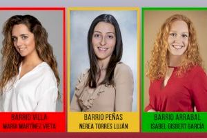 La Fiesta de la Vendimia de Requena presenta a las reinas de tres barrios, de la  LXXIV edición