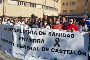 El PPCS acompanya als sanitaris de l'Hospital General en la seua protesta davant la precarietat i el col·lapse que pateixen