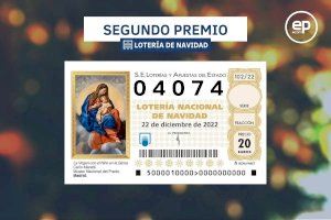 El segon premi de la Loteria de Nadal esquiu la Comunitat Valenciana