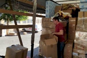 La Diputación de Castellón envía a las familias de Ucrania un camión con 12 toneladas de alimentos, material sanitario y ropa